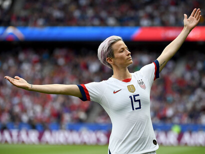 Megan Anna Rapinoe, futbolista profesional estadounidense