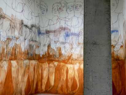 Pamela Phatsimo Sunstrum, Installation view, All my seven faces. Photo: Tony Walsh. © Contemporary Arts Center, Cincinnati, OH, 2019.

