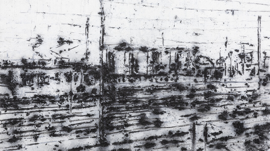 Philippe Cognée, Sans titre (detail), 2024. Courtesy of Templon 