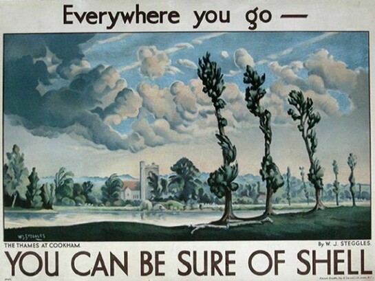 The Thames At Cookham, by W J Steggles