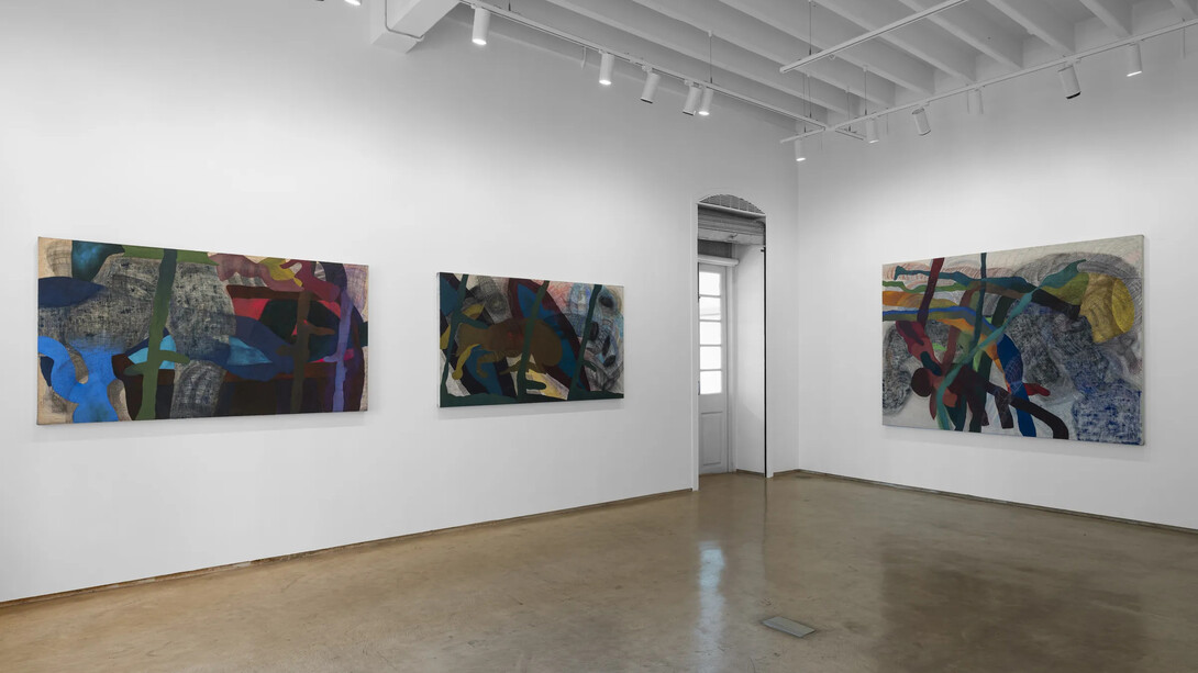 Kaveri Raina, Of fire-harpoons, exhibition view. Courtesy of Experimenter