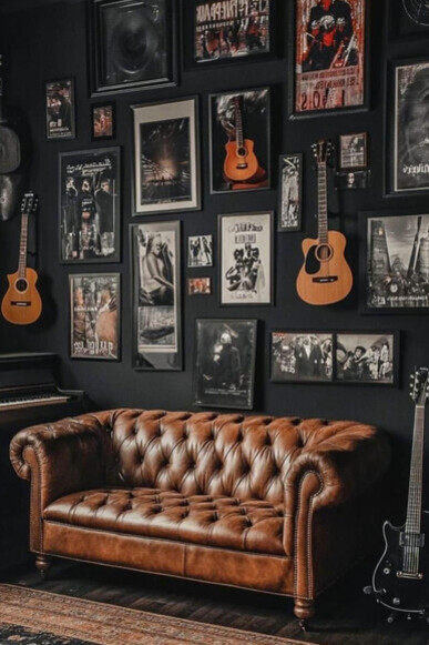 Interior spaces reflecting punk and alternative design culture in 1980s London