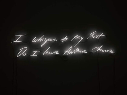 Tracey Emin, I whisper to my past do I have another choice (detail), 2010. Courtesy of Tate Britain