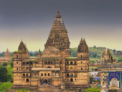 Chaturbhuj Temple is dedicated to Bhagwan Krishna
