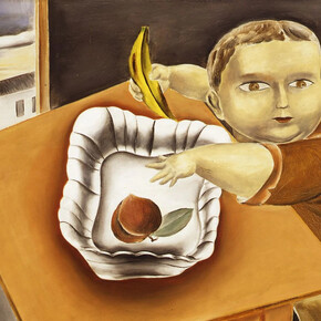 Yasuo Kuniyoshi, Boy stealing fruit (detail), 1923. Courtesy of Columbus Museum of Art