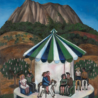 N.I. Nesterova, Carrousel, 1975. Courtesy of New Tretyakov Gallery