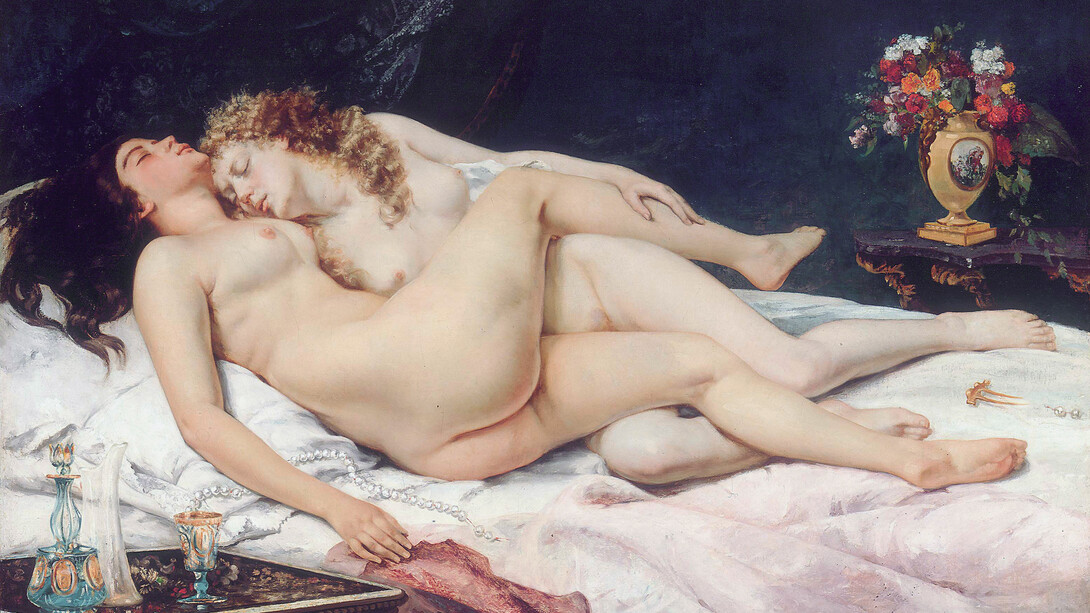 «El sueño» (1866), G. Courbet