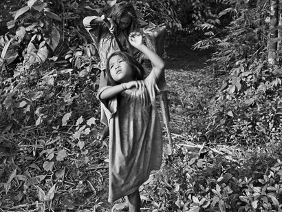 Pierre de Vallombreuse, Enfants Palawan, Philippines (Palawan children. Philippines), Courtesy Galerie Argentic © Pierre de Vallombreuse