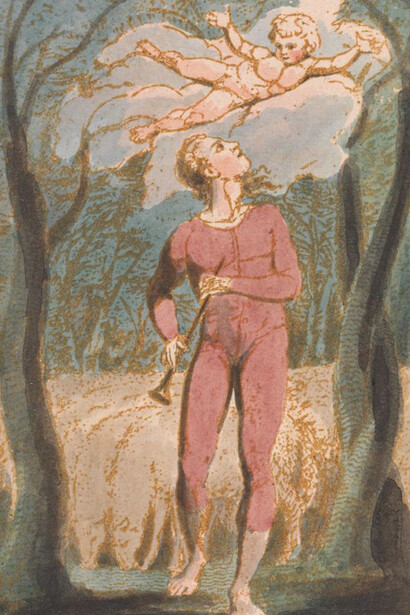 William Blake, Songs of innocence, frontispiece (Plate 1), 1789. Courtesy of Yale Center for British Art