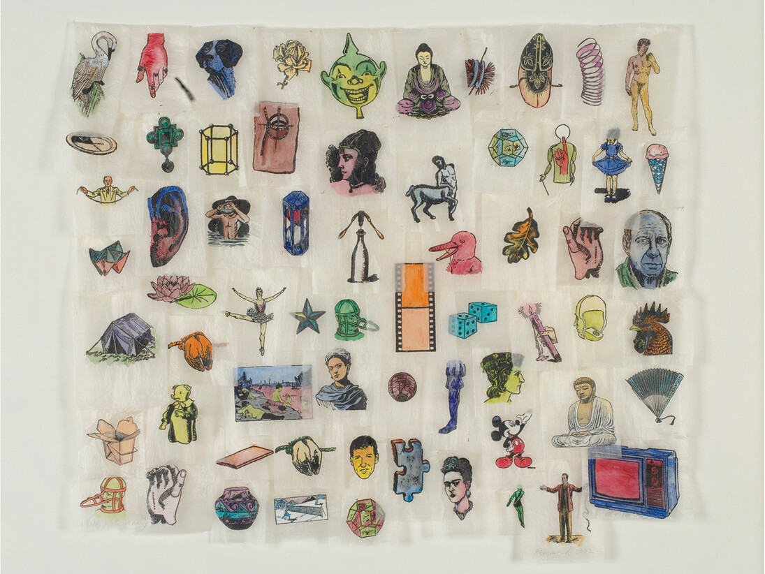 Jane Hammond, Untitled White Swan