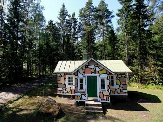 Stone Clad Cottage (Sarvisalo), 2011, Zabludowicz Collection, Sarvisalo Photo credit - David Bebber, Courtesy of Richard Woods Studio