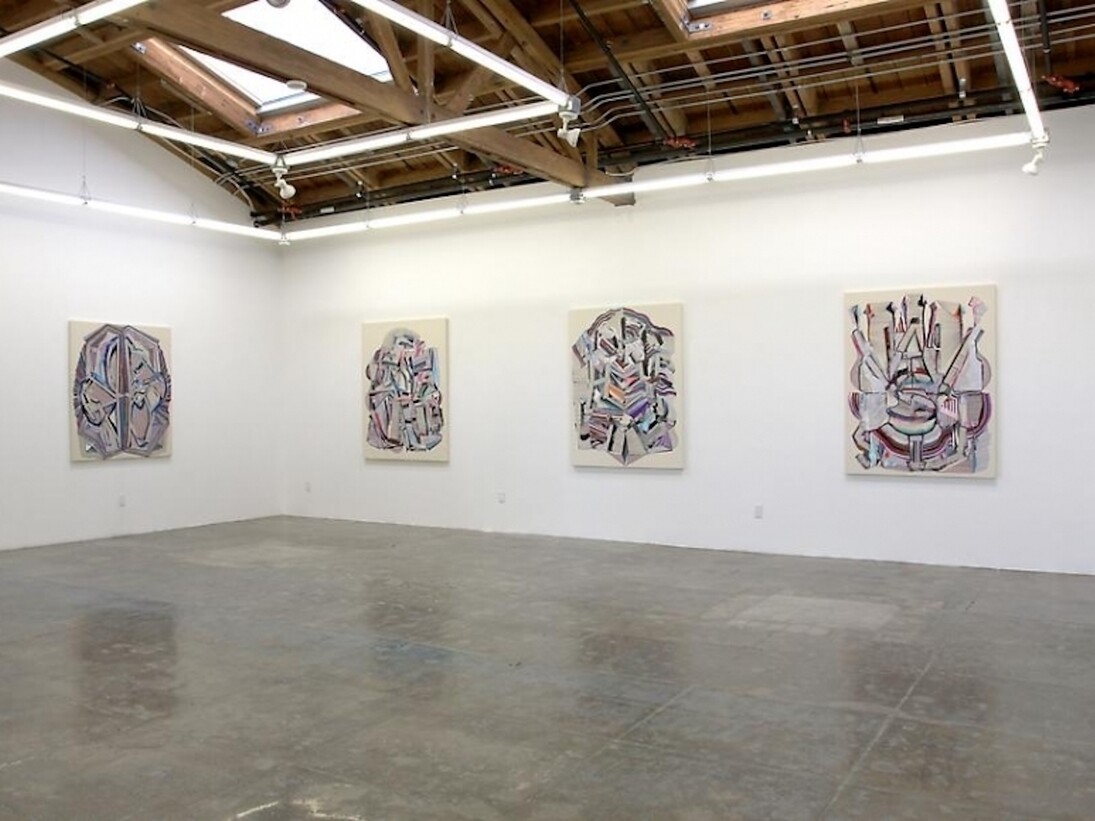 Feodor Voronov, Exhibition view. Courtesy of Mark Moore Fine Art