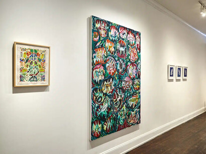 Various artists, Fauna, flora and fur, exhibition view. Courtesy of Geary Gallery