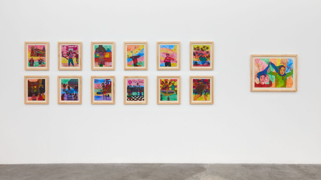 Installation view, Karla Diaz: Insomnia, Luis De Jesus Los Angeles, 2021. Courtesy of Luis De Jesus Los Angeles. Photography by Paul Salveson. © Carla Jay Harris. Courtesy of Luis De Jesus Los Angeles
