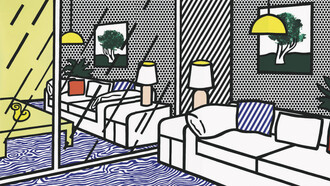 Roy Lichtenstein- Alfombra azul