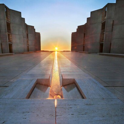 Instituto Salk al atardecer