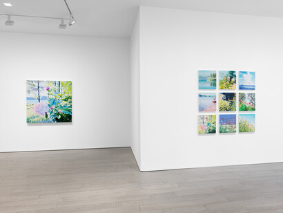 Isca Greenfield-Sanders, The language of flowers, exhibition view. Courtesy of Miles McEnery Gallery