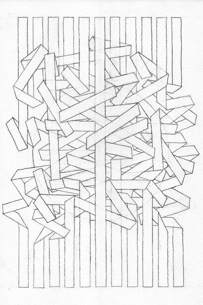 20 x 20cm, charcoal on paper, 2018  