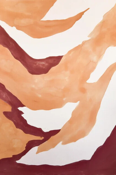 Caroline Burdett, Sand and clay (detail), 2026. Courtesy of Benrubi Gallery