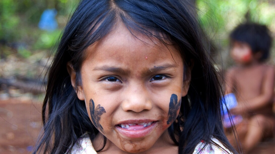 Niña guaraní, Brasil. La más joven de las víctimas de suicidio tenía solo 9 años. © Survival International