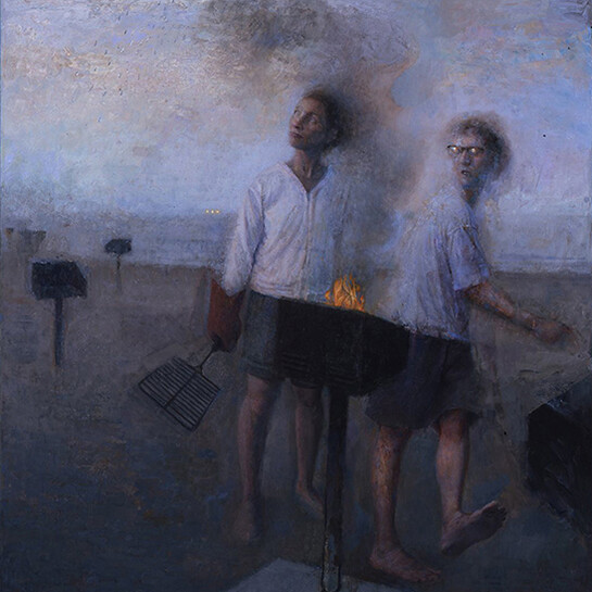 Paul Fenniak, Cold Front, 2010-11, Oil on canvas, Courtesy of Forum Gallery, NY