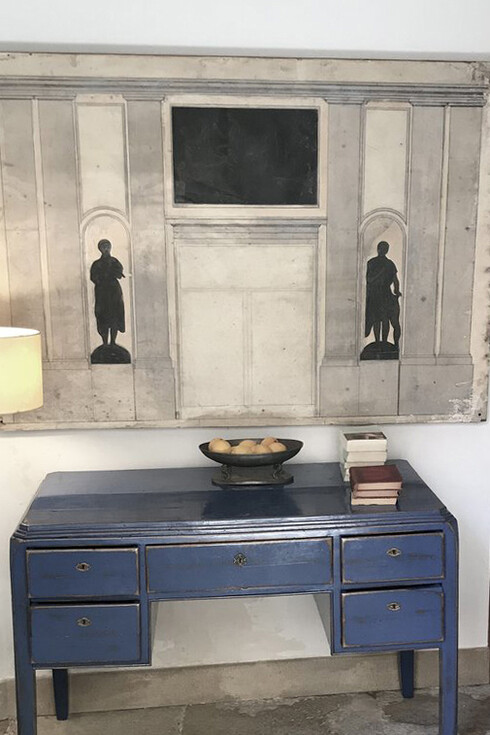 Interior de La Casa de Belmonte, Aragón, España