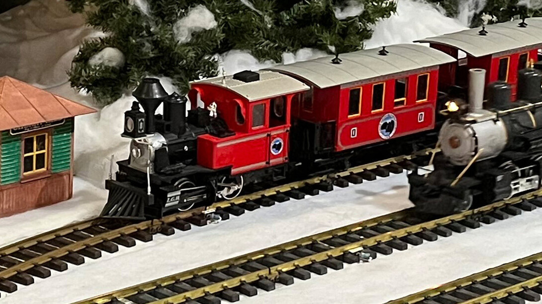 Trees and trains, exhibition view. Courtesy of AACA Museum