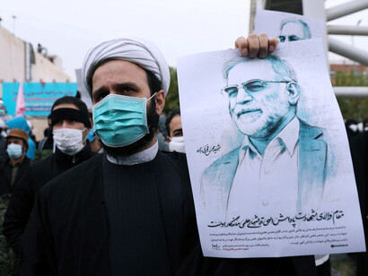 Manifestaciones en Irán por el asesinato de Mohsen Fakhrizadeh