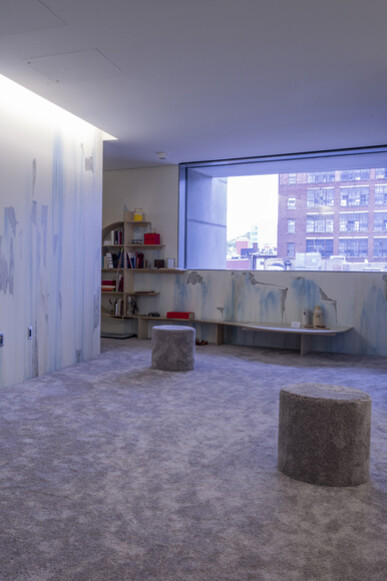 Contemplation Room & Library of Love. Courtesy of Contemporary Arts Center