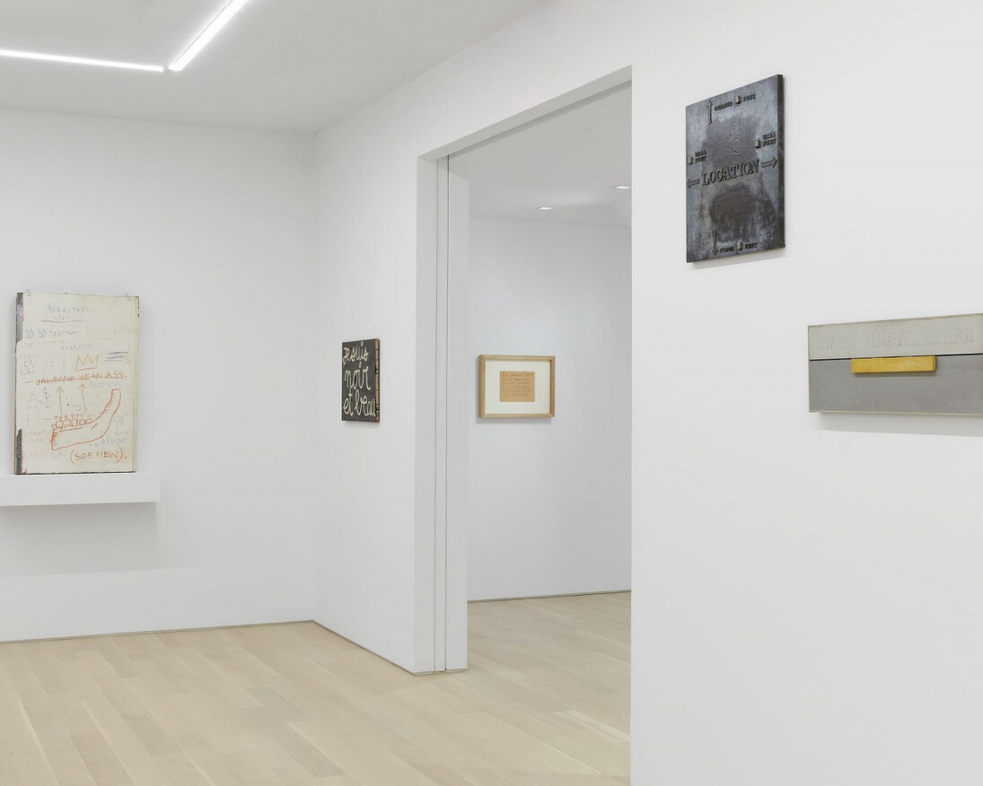 Words Without Thoughts Never to Heaven Go. Courtesy of Almine Rech Gallery