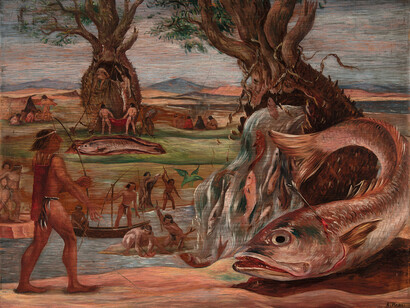 Antonio Berni, El arbol de los peces. Courtesy of Jorge Mara – La Ruch