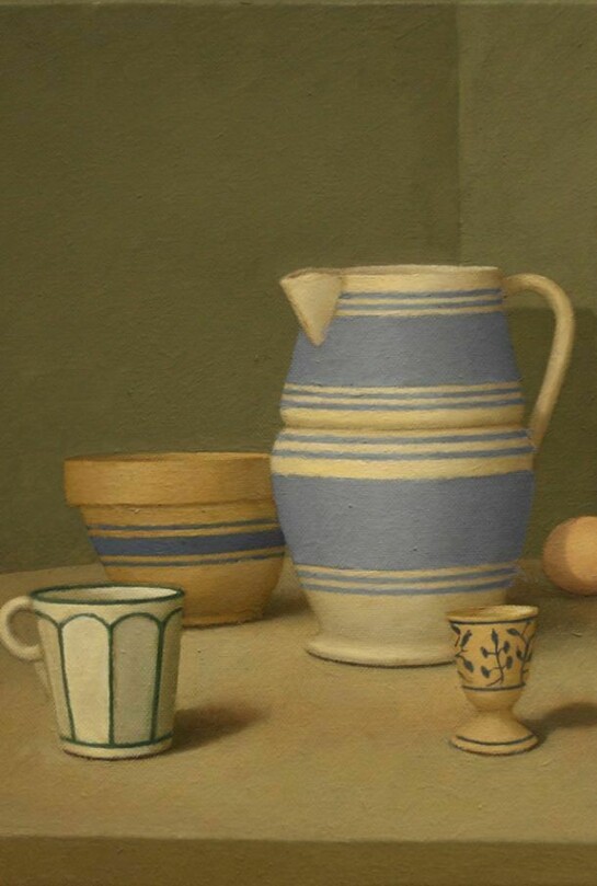Bailey, William, Ponte Pattoli, 2013, Oil on linen, 14 x 14 inches, 35.56 x 35.56 cm
