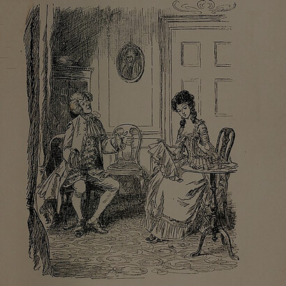 The article humorously depicts the pitfalls of a young woman entering London society, using Evelina's innocence as a lens to observe changing manners and societal complexities