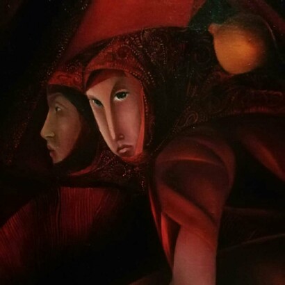 Detalle de obra perteneciente a la serie "Péndulos" de Juan Carlos Reyes Portilla