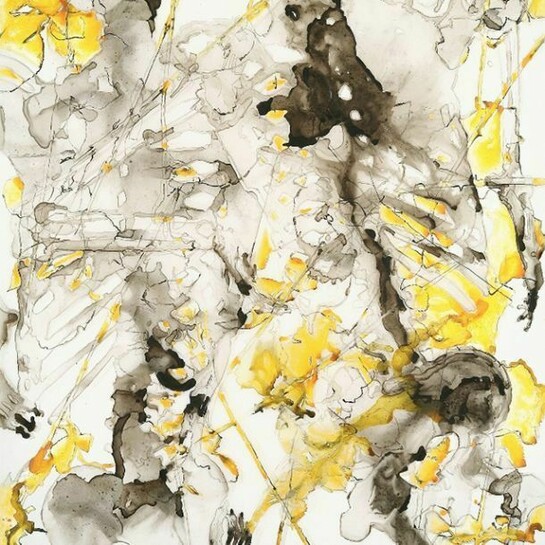 Katina Huston, Origin Story, 2011, Ink on mylar, 46 x 42 inches
