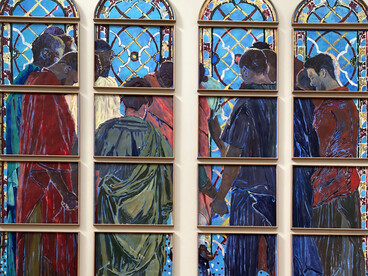 Entre spiritualité et couleur, les vitraux exposés au Grand Palais dévoilent les coulisses d’une création monumentale en gestation