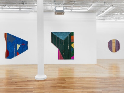 Teresa Baker, Mapping the territory, exhibition view. Courtesy of Broadway Gallery