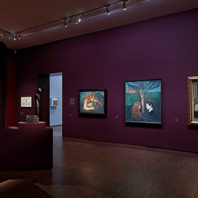 Gothic modern, exhibition view. Courtesy of Albertina Museum