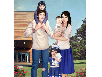Ed Fornieles, Modern Family, 2014. Commissioned by Chisenhale Gallery, London. © the artist, courtesy Carlos/Ishikawa, London