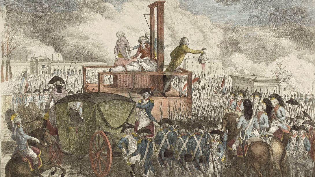 Exécution de Louis Capet XVIe du nom, le 21 janvier 1793