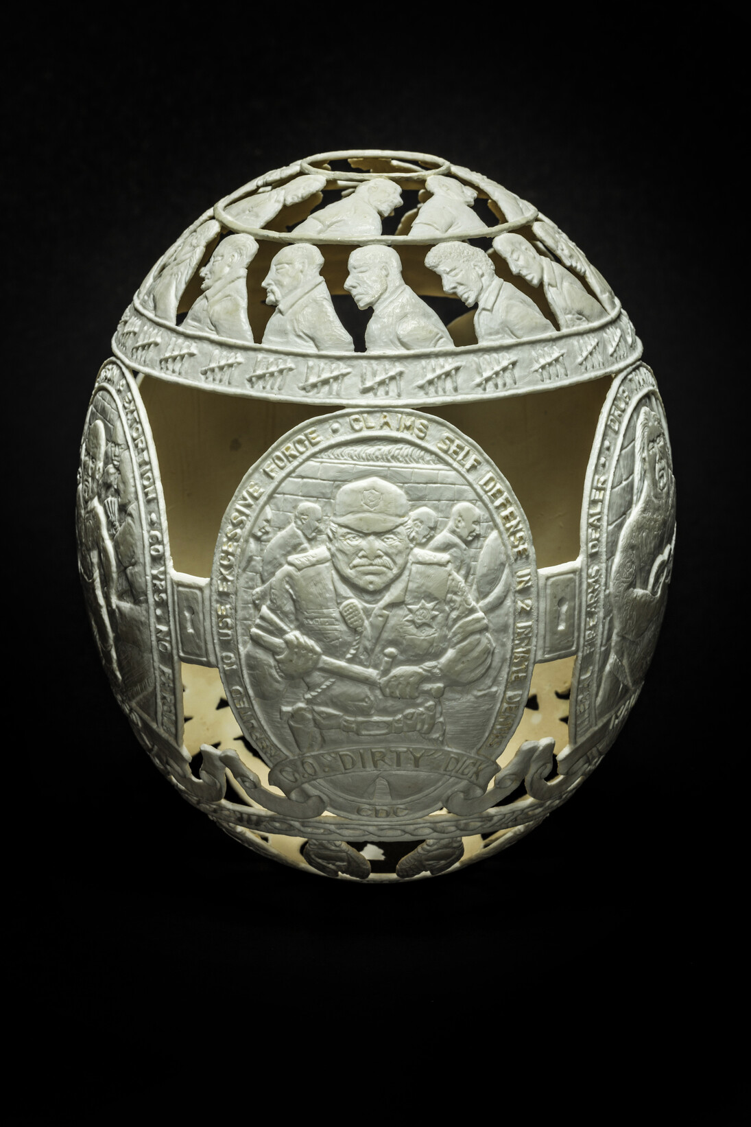 Gil Batle, 2014, Chrysalis
Carved Ostrich Egg Shell, 6.5 x 5 x 5 in $14,000 GB 7