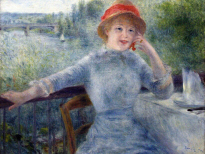 «Portrait of Alphonsine Fournaise» (1879), Renoir