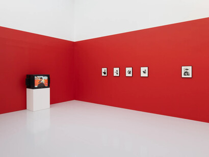Rose Finn-Kelcey, Suit of lights, exhibition view. Courtesy of Kate MacGarry Gallery