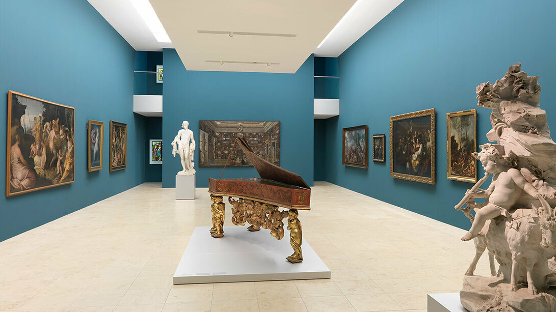 Renaissance, barock, aufklärung, ausstellungsansicht. Mit freundlicher genehmigung des Germanischen Nationalmuseums