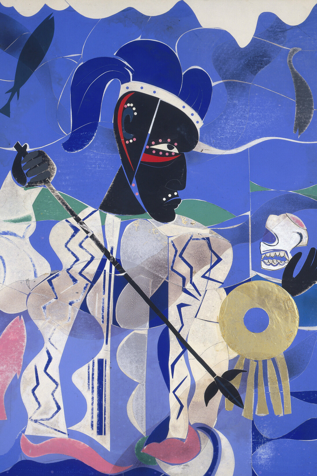 Poseidon, The Sea God	Collage	1977	Courtesy Thompson Collection, Indianapolis, Indiana