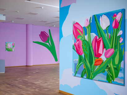 Louis Granet, Grand bol d'air, exhibition view. Courtesy of Zidoun and Bossuyt Gallery