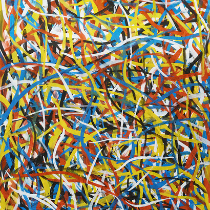  Sol LeWitt, Senza Titolo 1999 gouache su carta 74,9 x 55,8 cm. Courtesy of Studio Gianleazzo Visconti