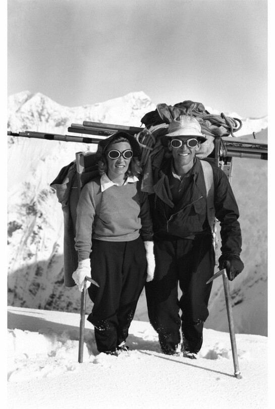 Bradford Washburn and Barbara Washburn, Mt Hayes, Alaska, 1941, © Bradford Washburn, courtesy Decaneas Archive and Michael Hoppen Gallery