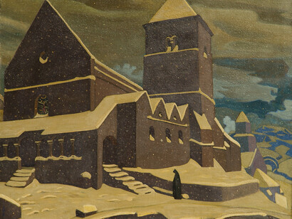 Nikolaj Kostantinovich Roerich. Repentance, 1917