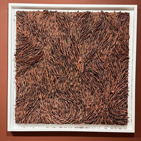 Khadija Jayi, Après le feu, vue d'exposition. Avec l'aimable autorisation du Comptoir des Mines Galerie